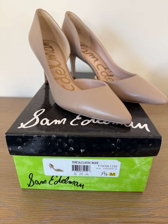 Sam Edelman Shoes - Sam Edelman Nude Pointed-Toe Stiletto Pumps